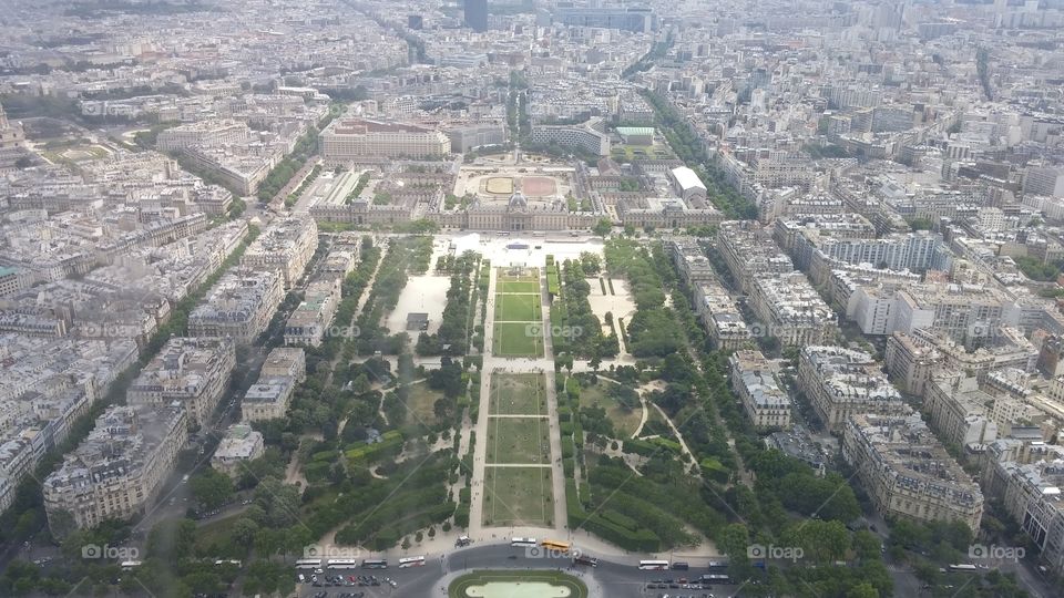 Paris. Taken from the top of the Eiffel Tower.