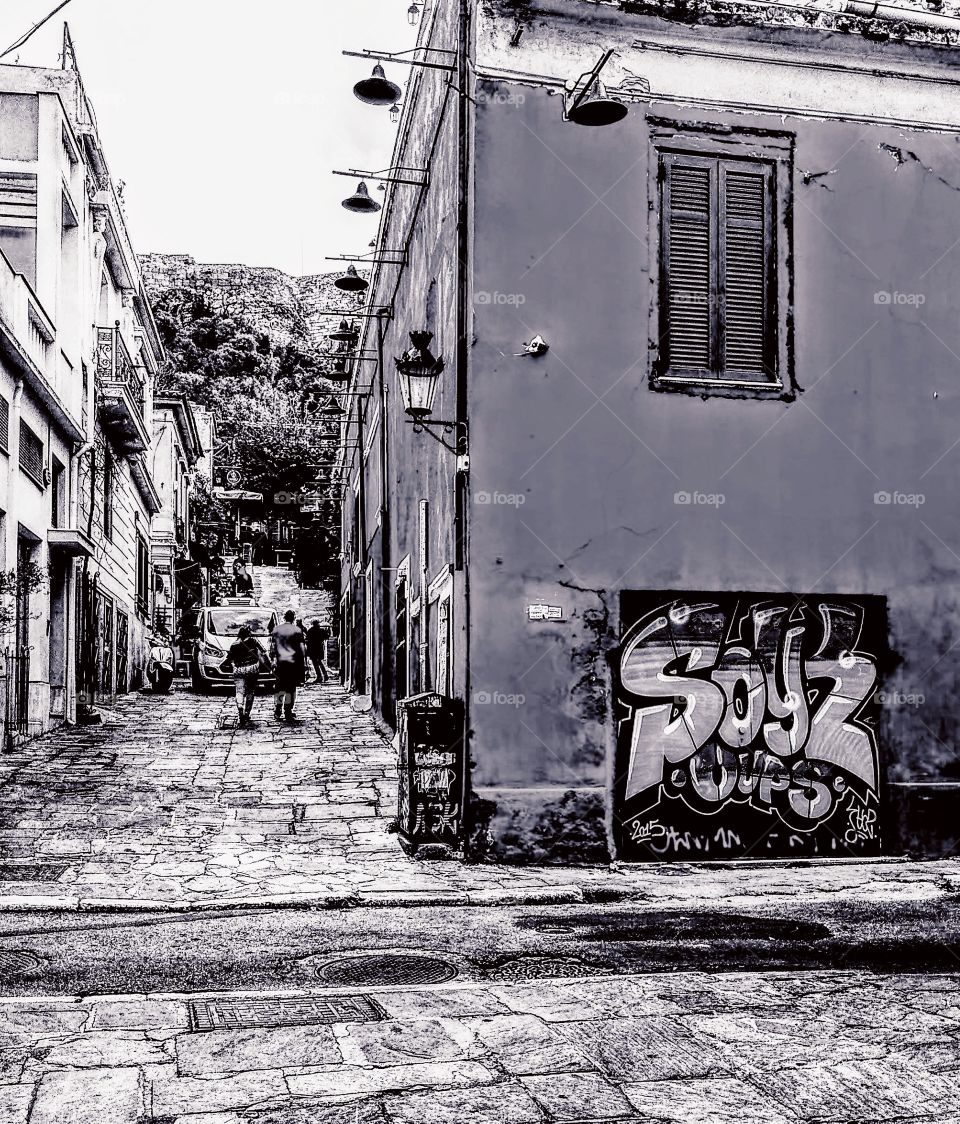 Athens plaka old town