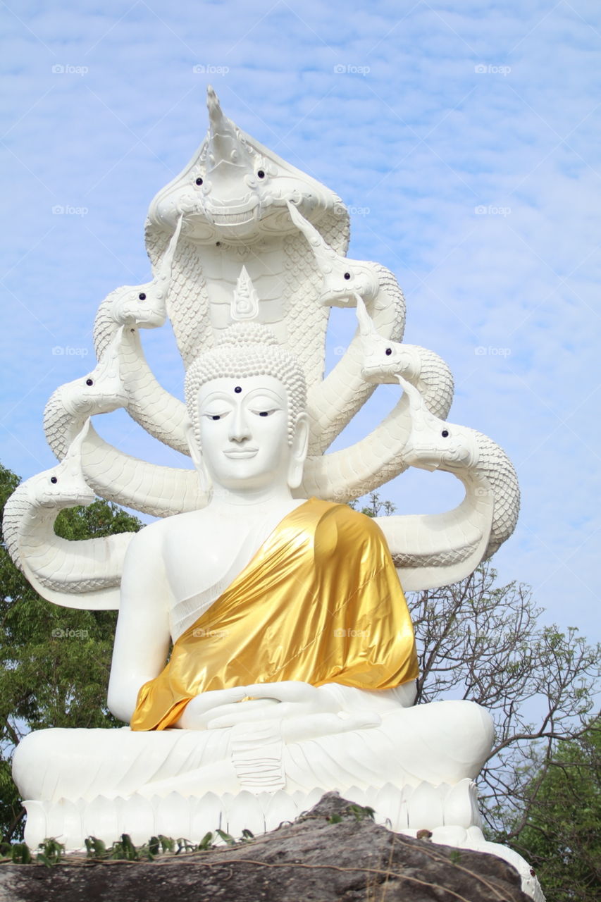 Buddha Thailand sky outdoor  Art