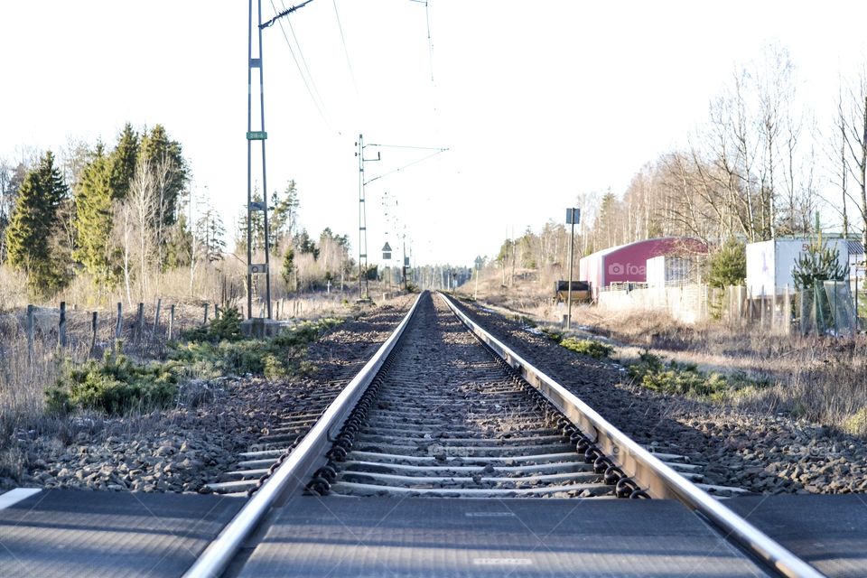 Railroad track