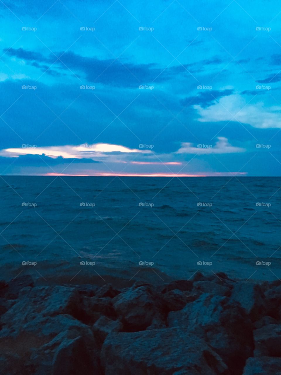 Water, No Person, Sea, Nature, Sunset