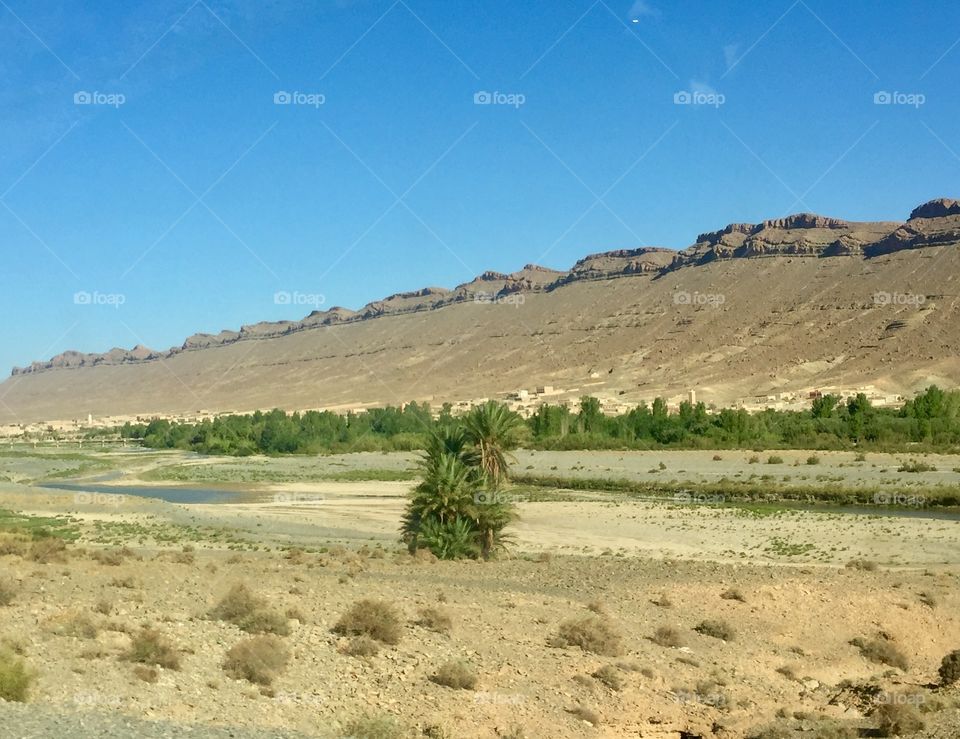 The south - eastern desert of Morocco Erachidiya