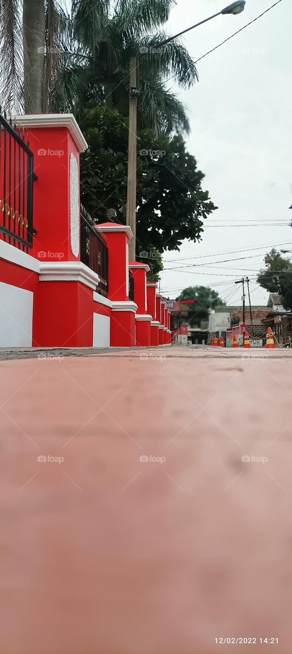 fence by the roadside