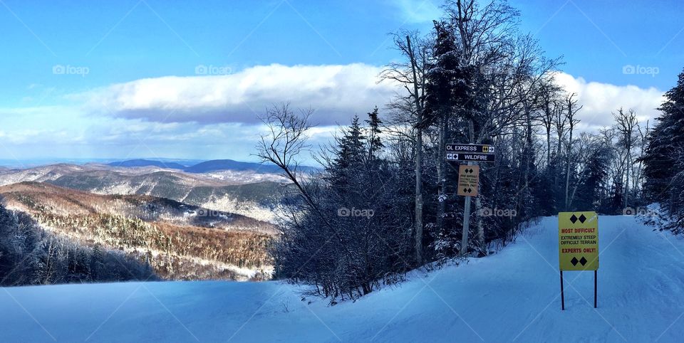 Black diamonds of Killington, VT