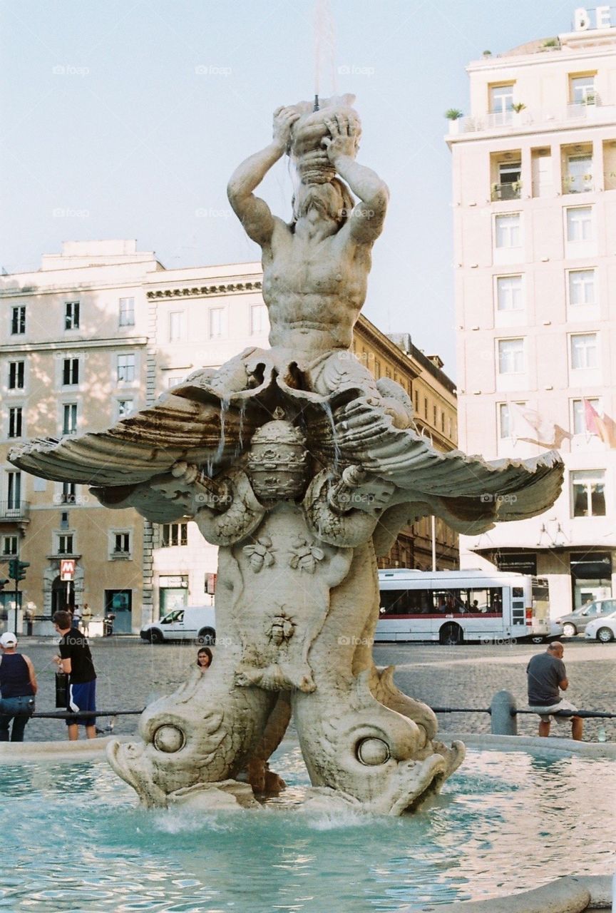 Fountain in Rome, Italy