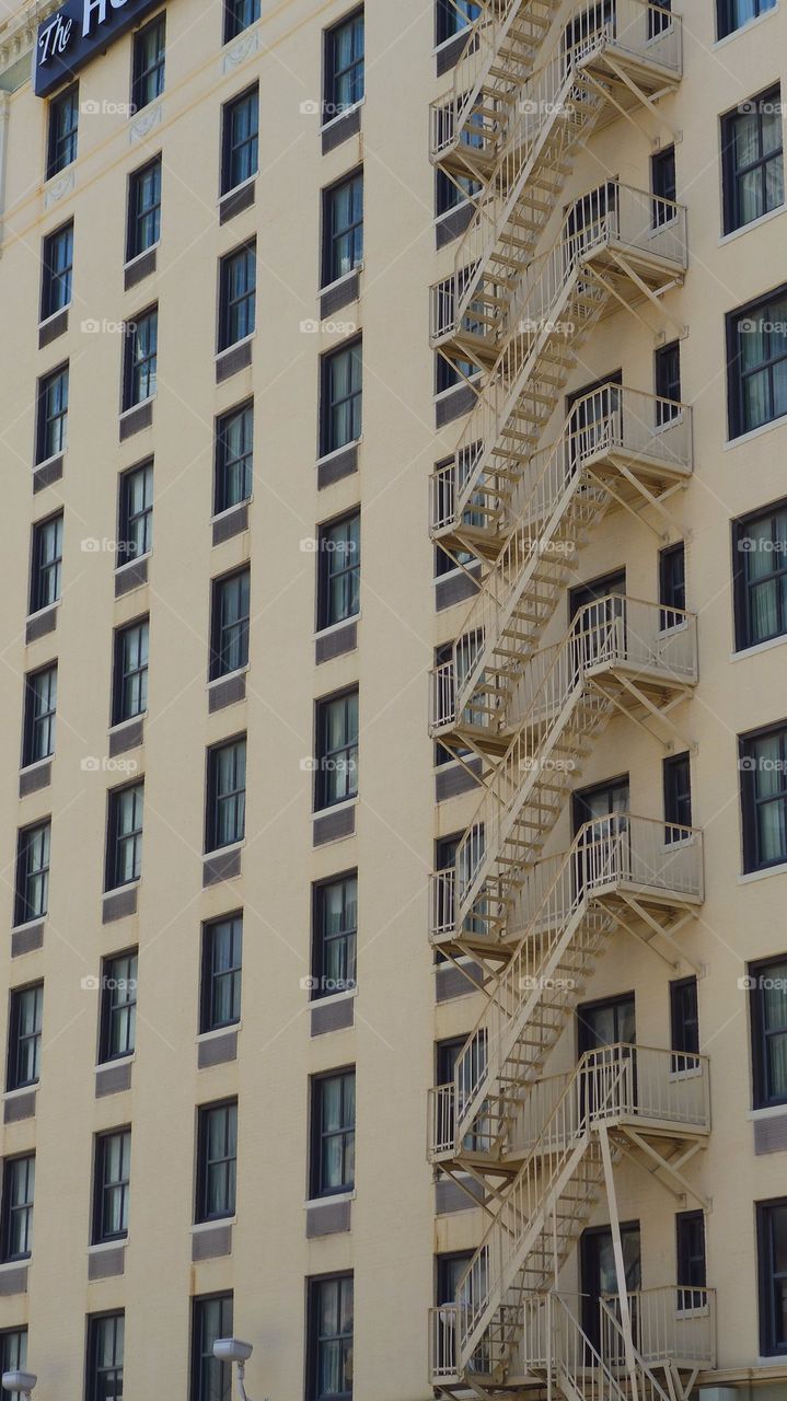 Fire escape emergency exit