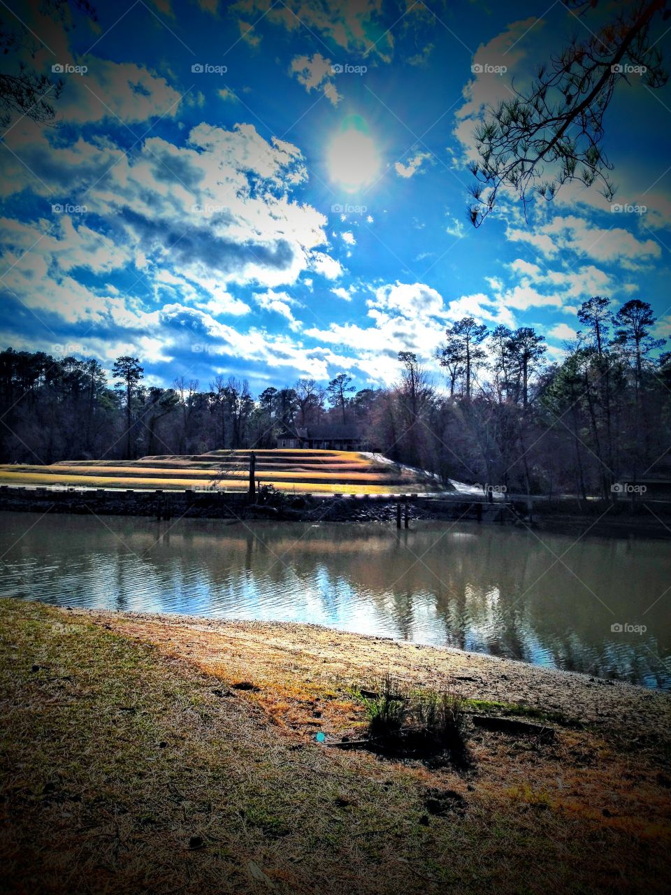 beautiful sky and land picture