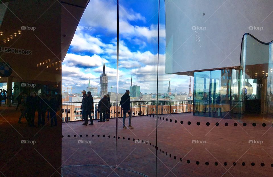 View from the Hamburg Philharmonic Hall