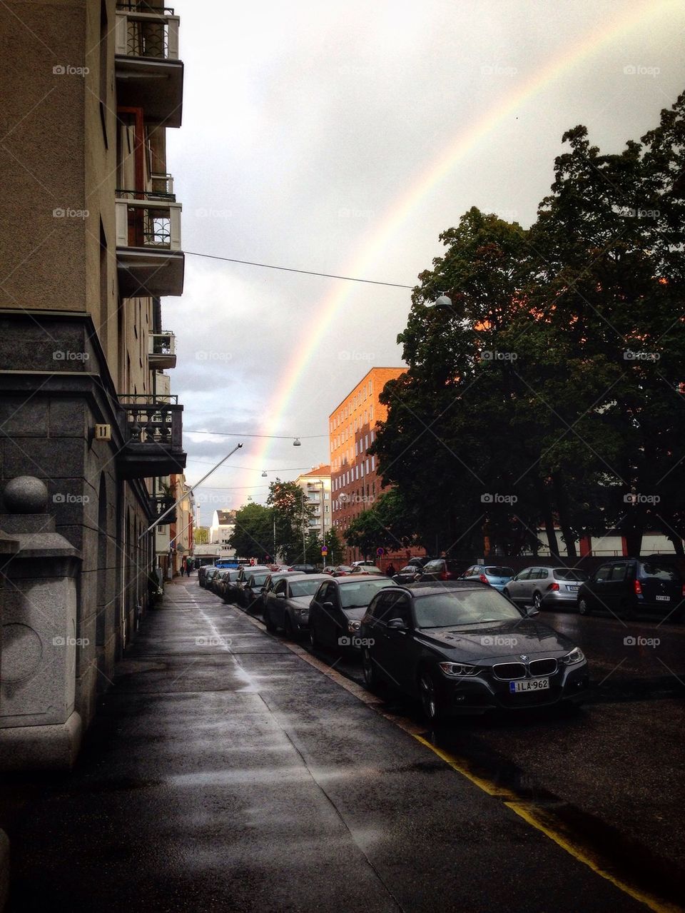 Rainbow over Helsinki