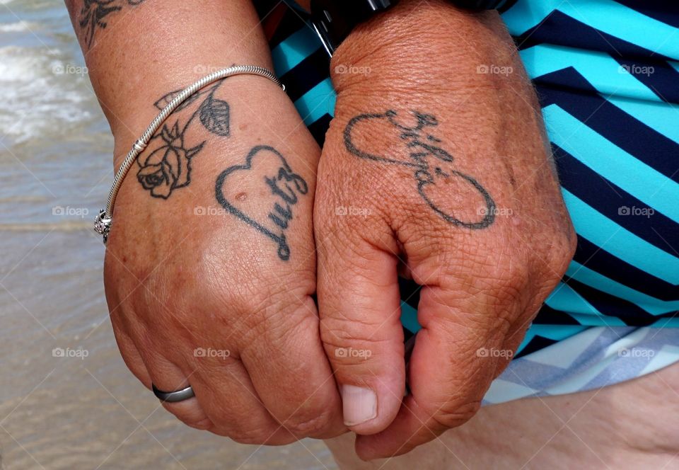 My wife and me. Love forever.