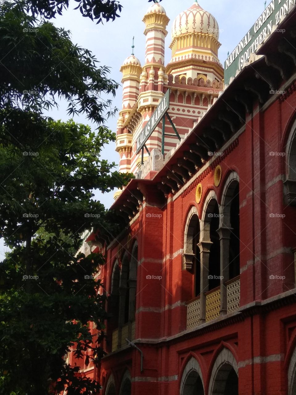 "The Heritage frame" featuring Chepauk palace, Chennai, India