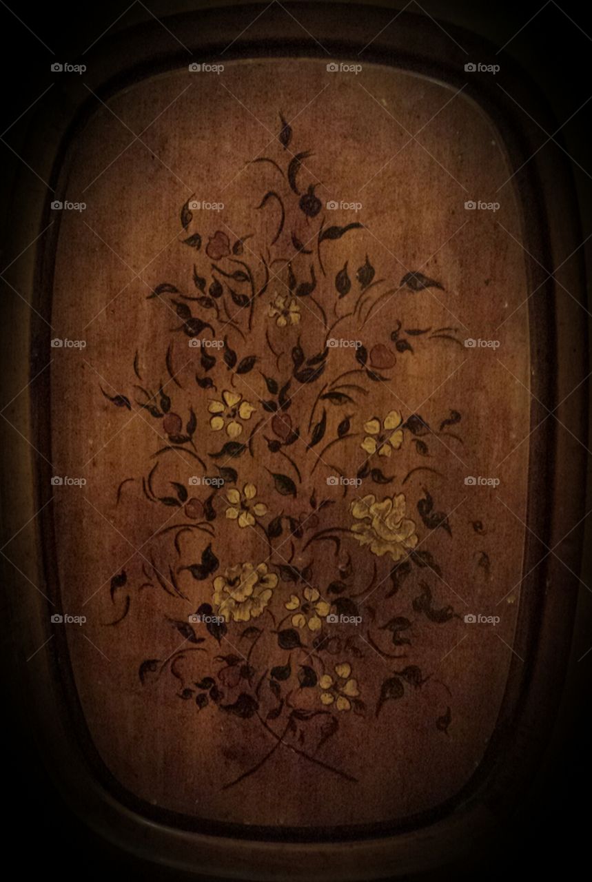 painted cabinet door