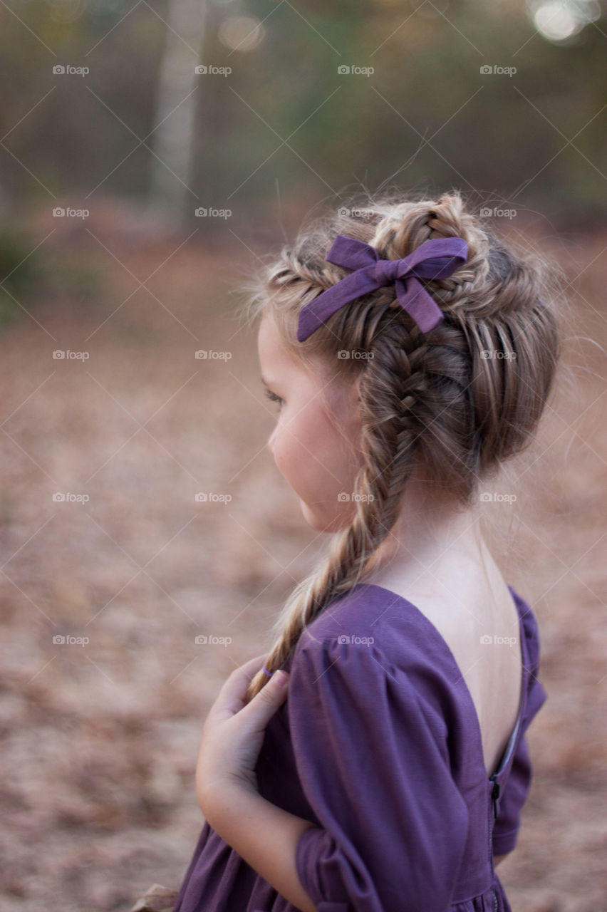 Fall braid. A braid we created for this fall photo shoot 