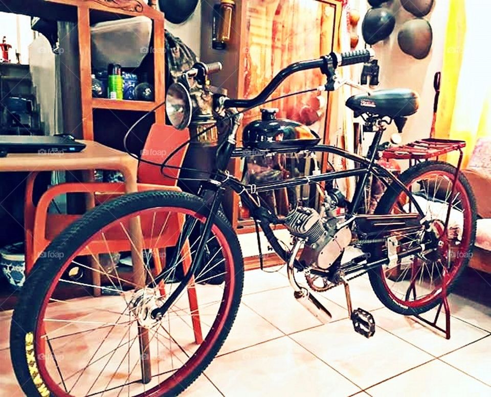 Assembled and Refurbished Bicycle
