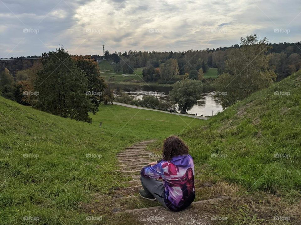 The view from Alytus Mound (Lithuania)