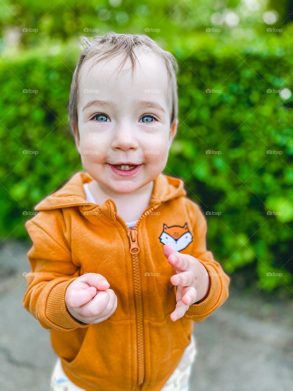 Beautiful baby girl portrait