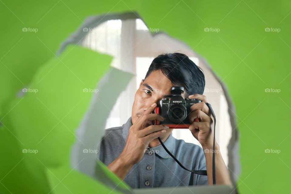 selfie with mirror
