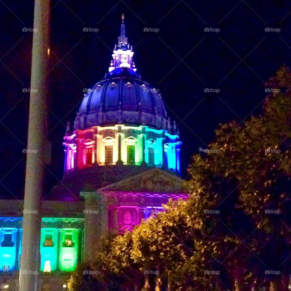 City Hall San Francisco Pride Week

