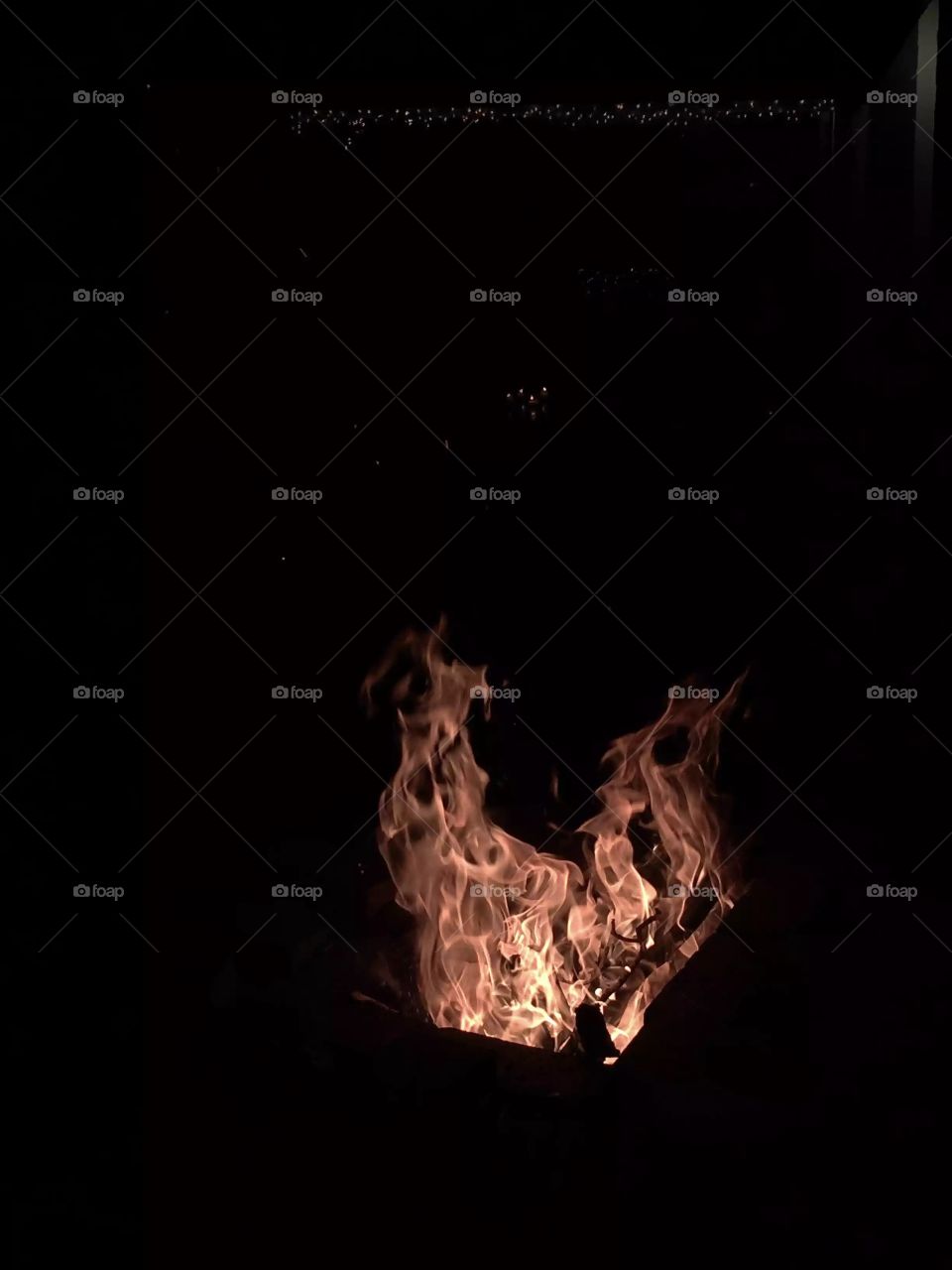 Orange Flames. Fire. Hot. Dangerous. Burn.