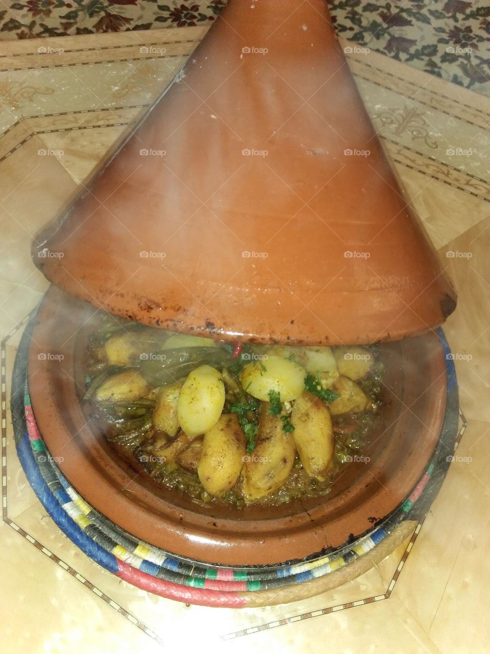 Tjine:  famous food in morocco.