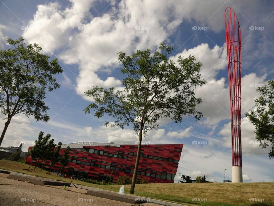 modern architecture. Modern architecture in the Jubilee Campus, University of Nottingham