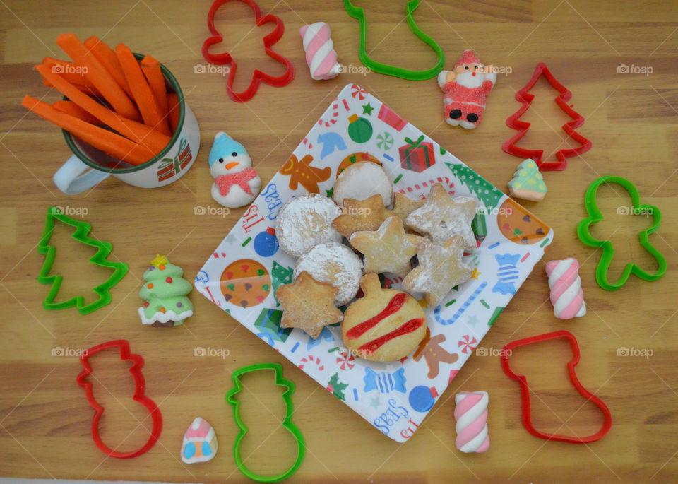 Preparing snacks for Santa