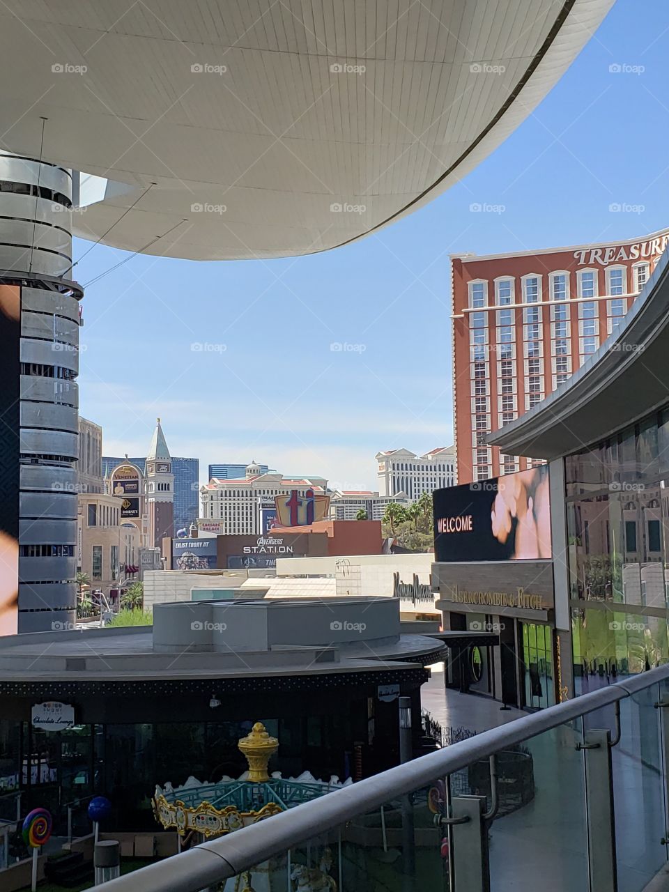 view of Treasure Island in Las Vegas Nevada USA