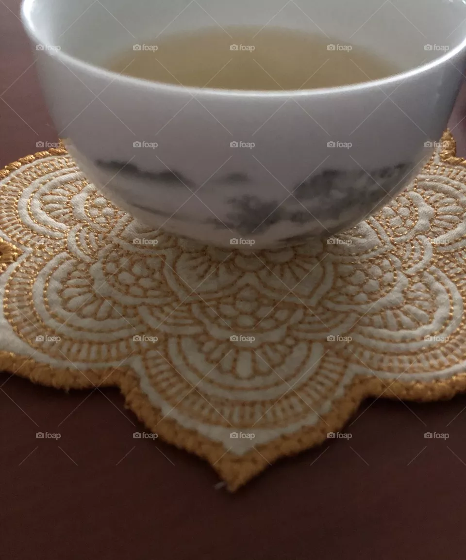 Green tea good morning