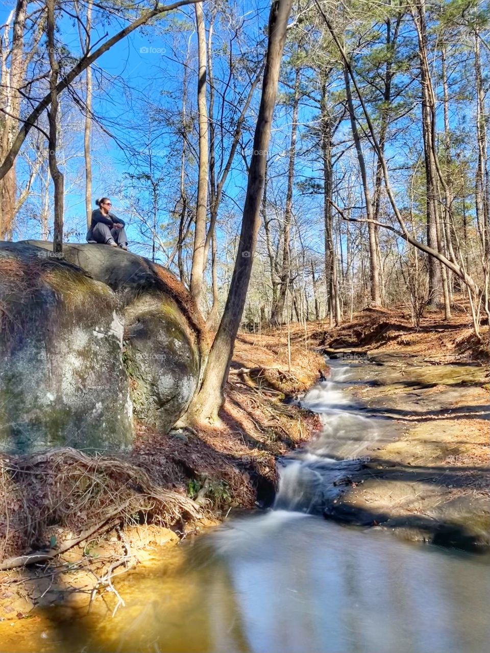 Relaxing day at the creek