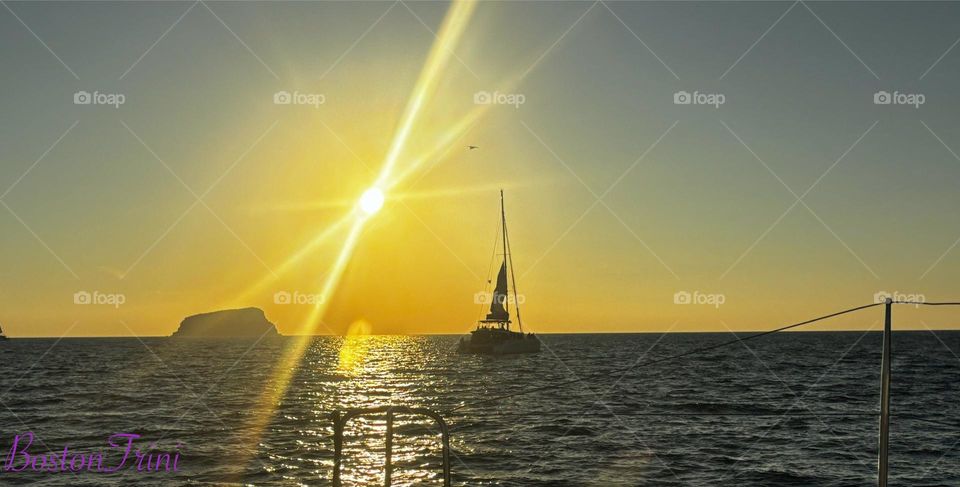 Sunset in Santorini