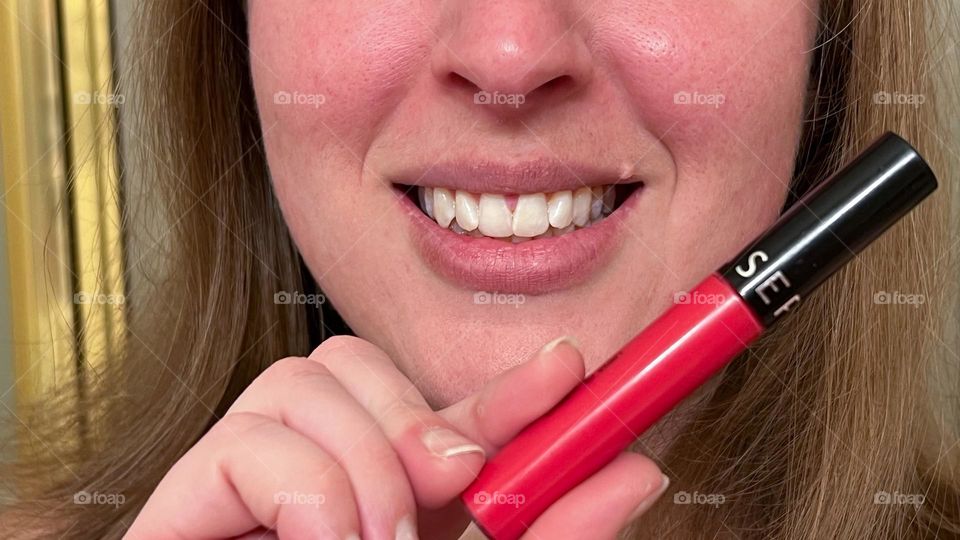 My first red lipstick