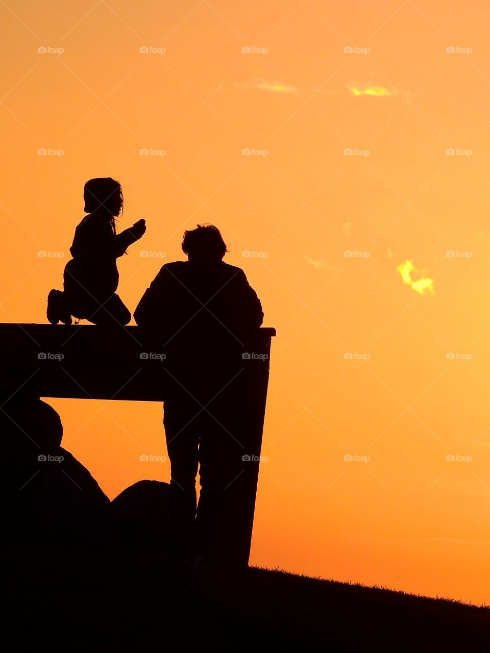 Father and daughter