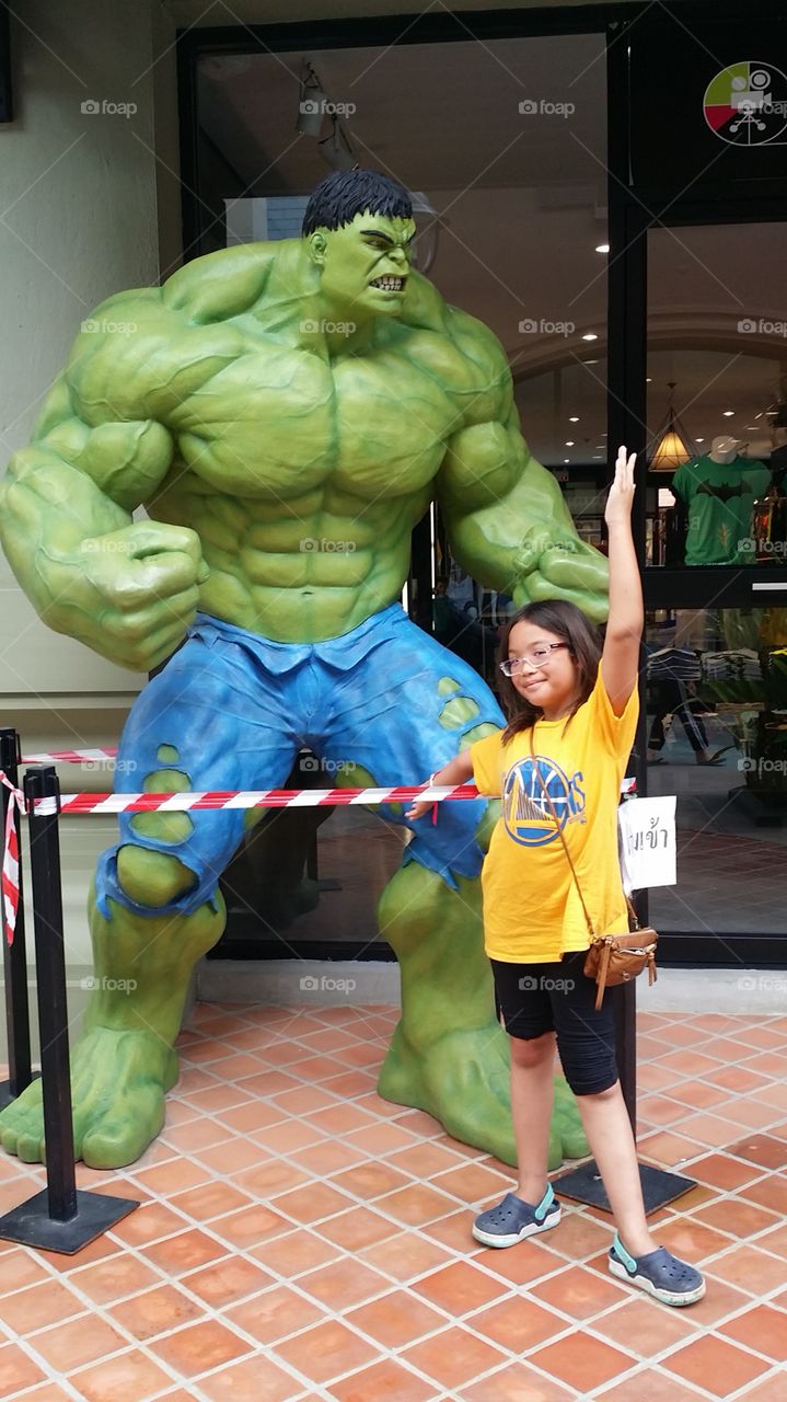 The Hulk Statue
