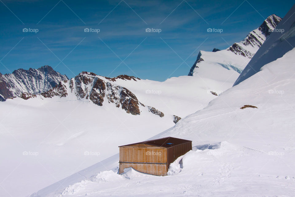 snow landscape travel barn by cmosphotos