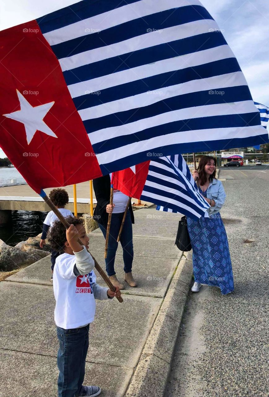 flag West Papuan