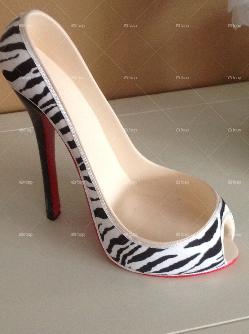 High high heel woman's shoe for fashion accessorizing.