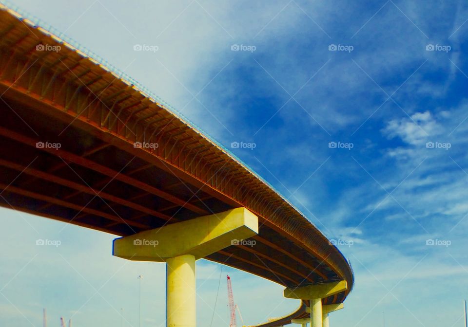 Interstate Flyover. Construction of interstate flyover