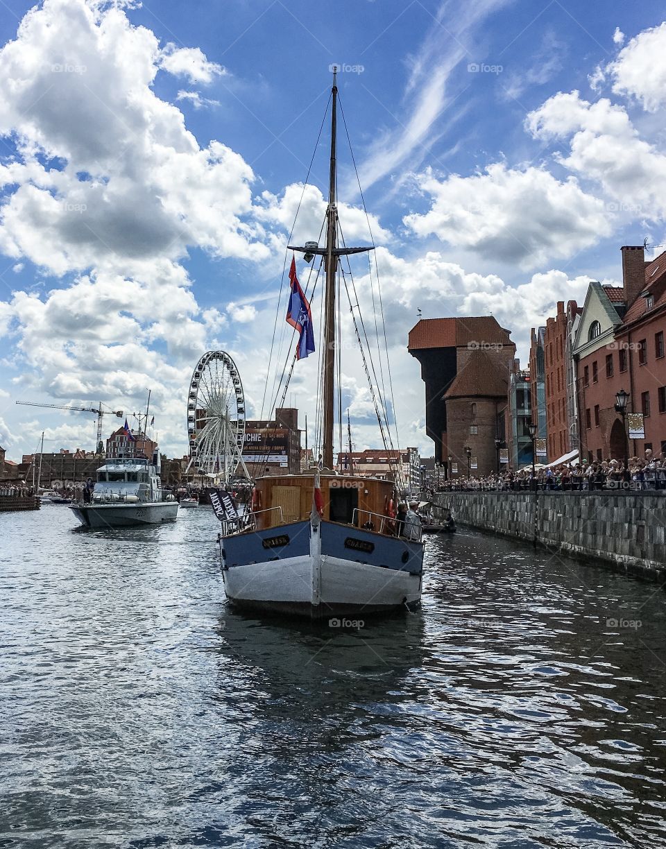 Sailing in Gdansk