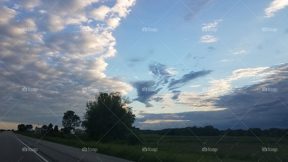Early morning clouds