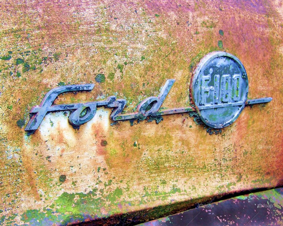 Aging Ford. Taken in wooded area in rockingham county NC