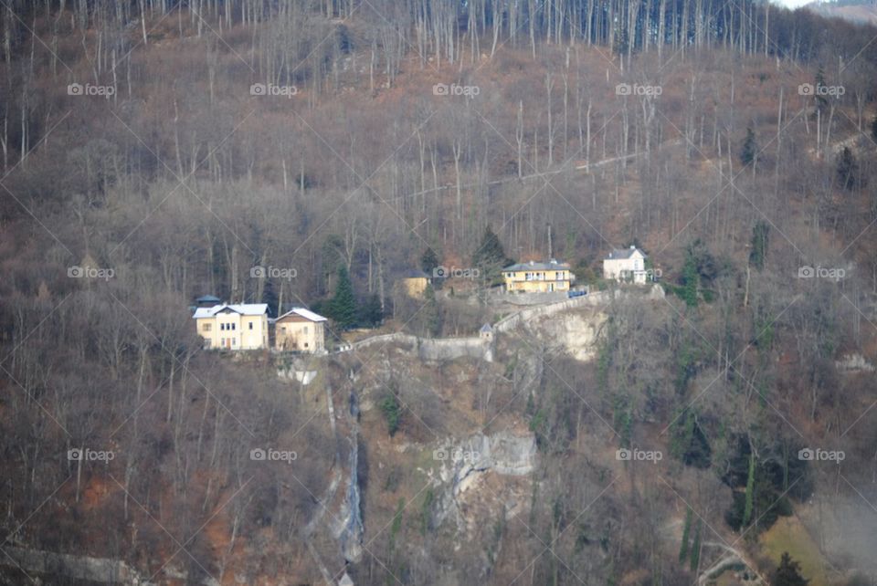 Houses in the mountain