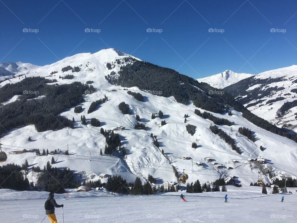 View over Hinterglemm