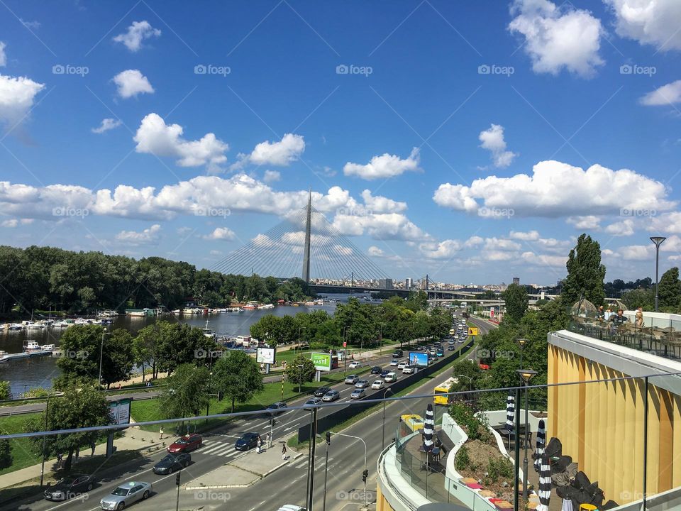 View of Belgrade city