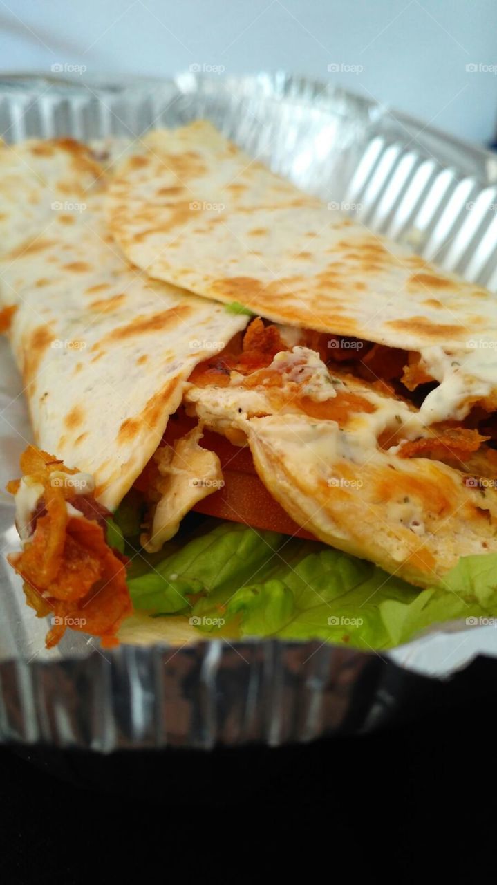 Chicken fajita frim Corner Hut