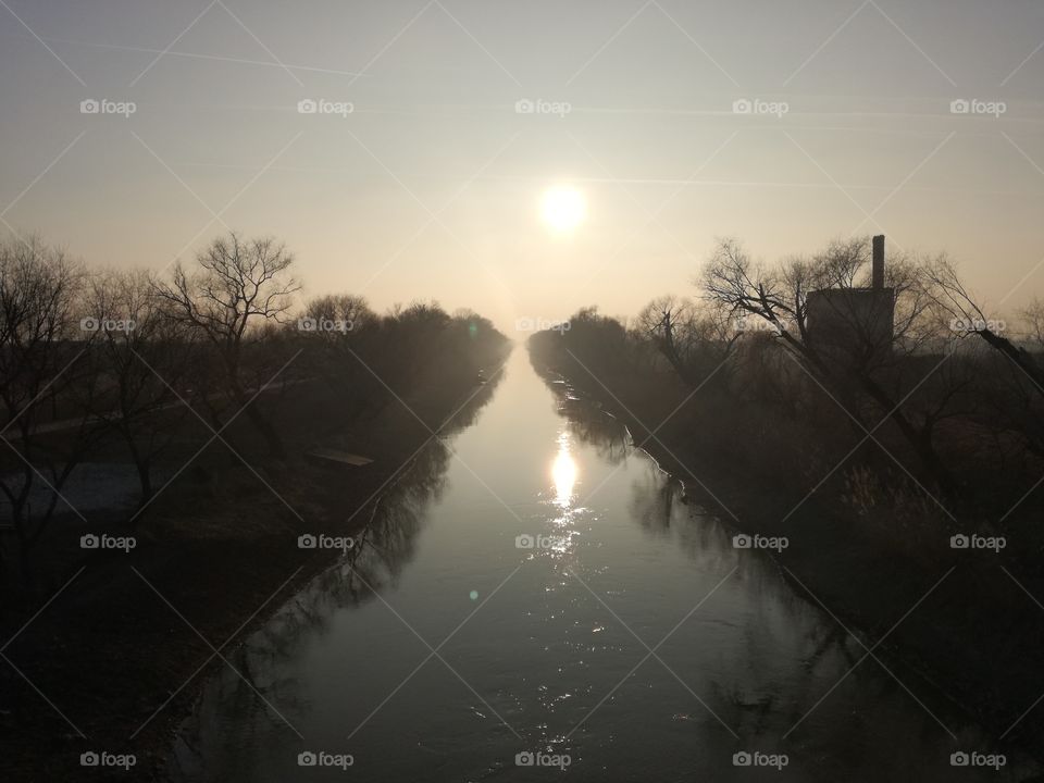 river on the sun