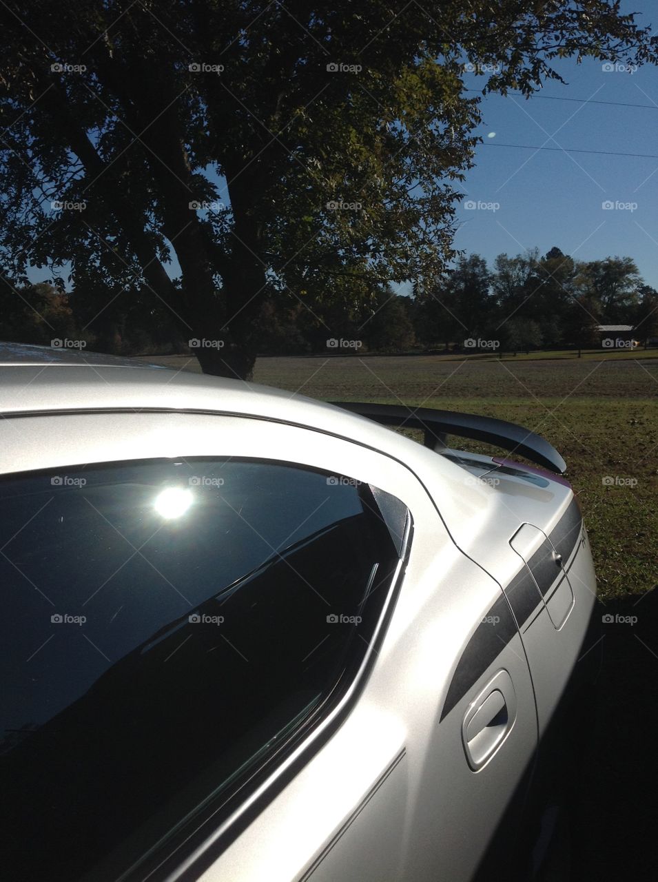 Dodge Charger getting some Sun