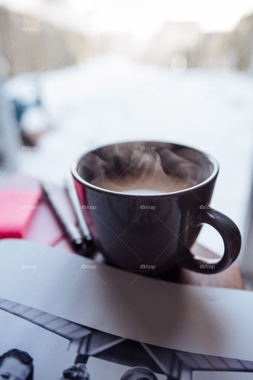 Snow days call for warm drinks and keeping busy!