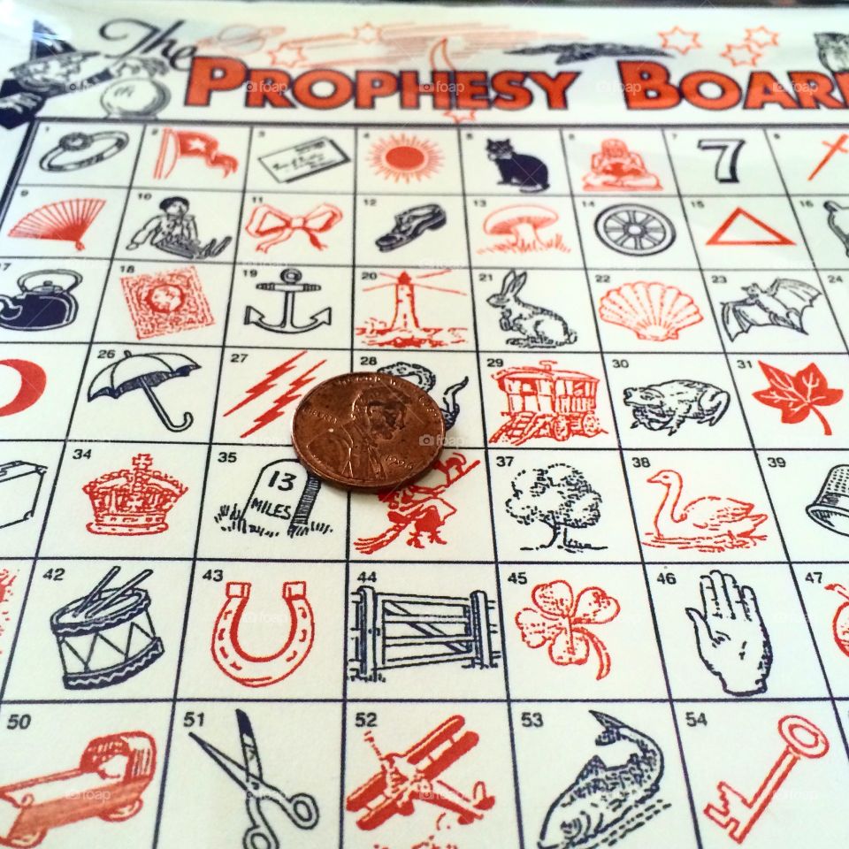 Prophecy Board. Fortune Telling