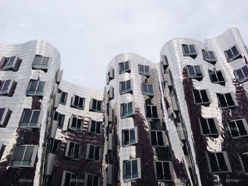 Frank Gehry's Architecture Building. Düsseldorf Germany 