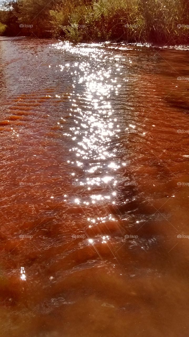 Sun light in water
